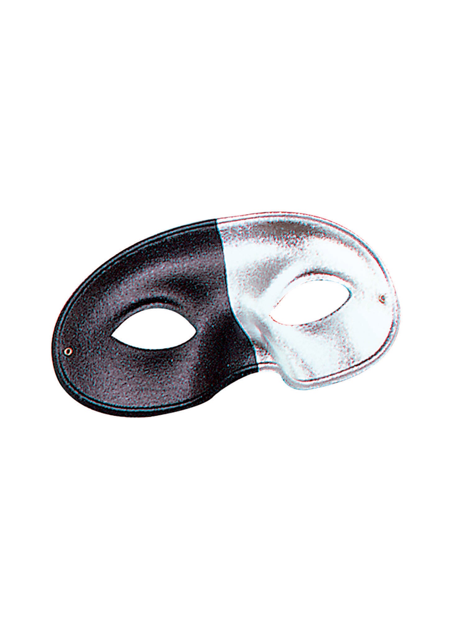 Silver / Black 2 Tone Eye Mask (B10) 1