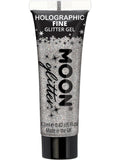 Moon Glitter Holographic Fine Glitter Gel, Silver 1