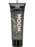 Moon Glitter Holographic Fine Glitter Gel, Black 1