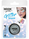 Moon Glitter Holographic Glitter Shakers, Silver 1