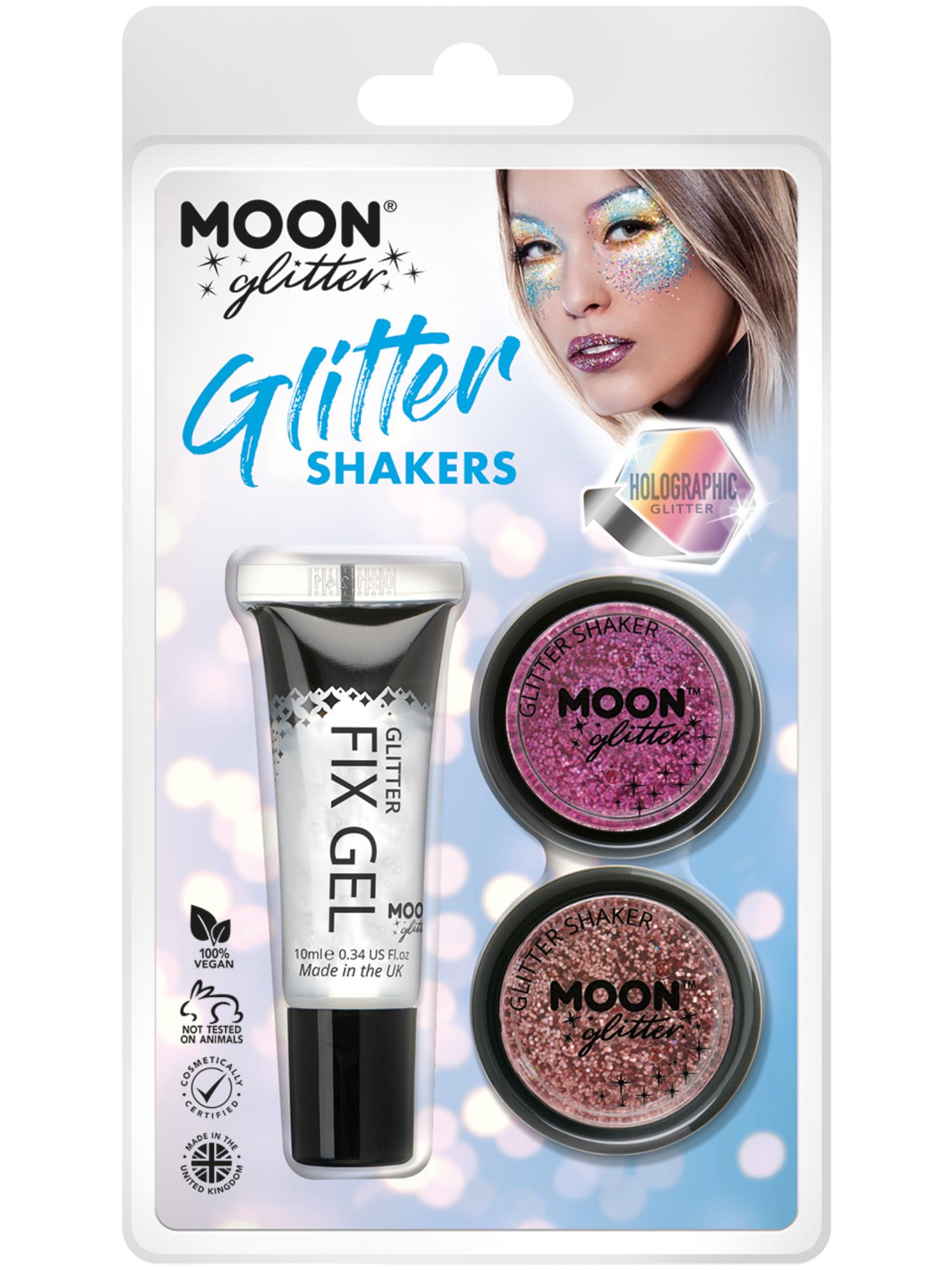 Moon Glitter Holographic Glitter Shakers, 1
