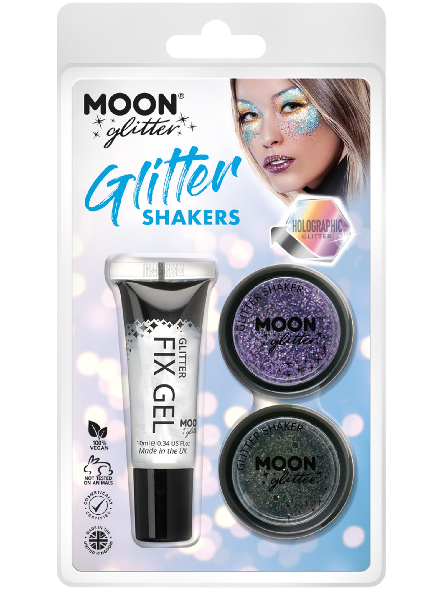 Moon Glitter Holographic Glitter Shakers, 1