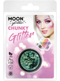 Moon Glitter Holographic Chunky Glitter, Green 1