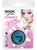 Moon Glitter Holographic Chunky Glitter, Blue 1