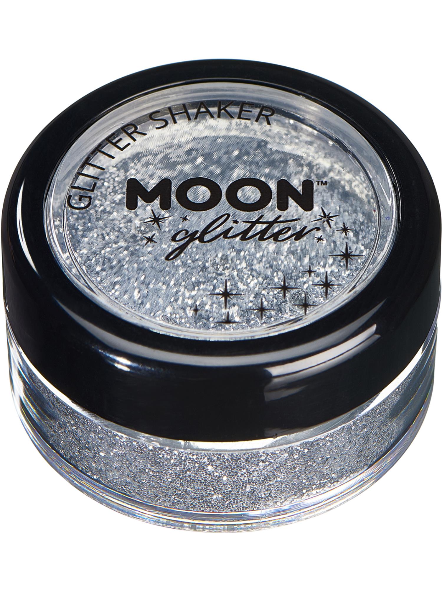 Moon Glitter Classic Fine Glitter Shakers, Silver 1
