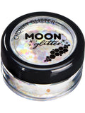 Moon Glitter Iridescent Chunky Glitter, White 1