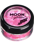 Moon Glitter Iridescent Chunky Glitter, Pink 1