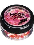 Moon Glitter Iridescent Chunky Glitter, Cherry 1