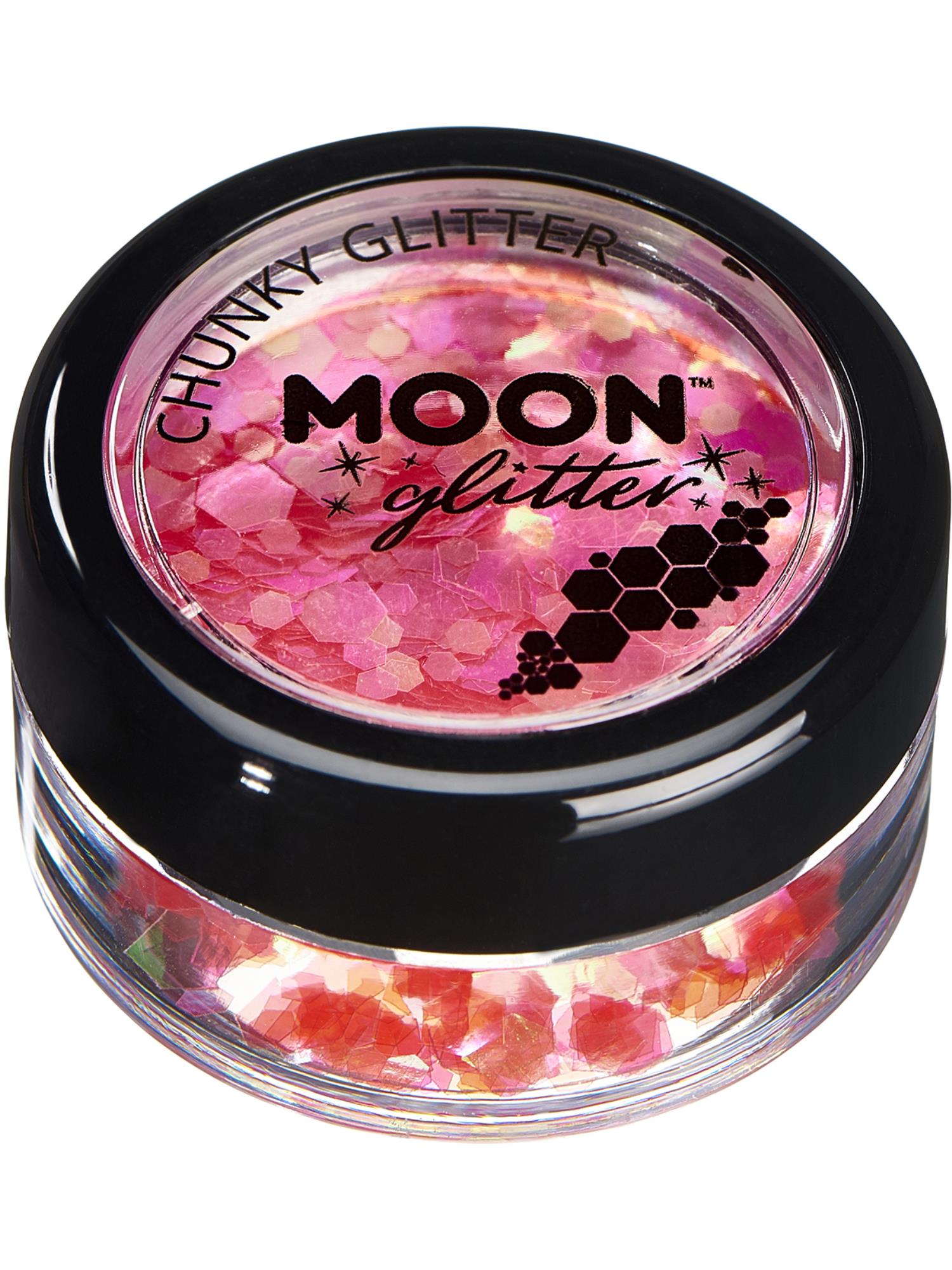 Moon Glitter Iridescent Chunky Glitter, Cherry 1
