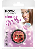 Moon Glitter Iridescent Chunky Glitter, Cherry 1