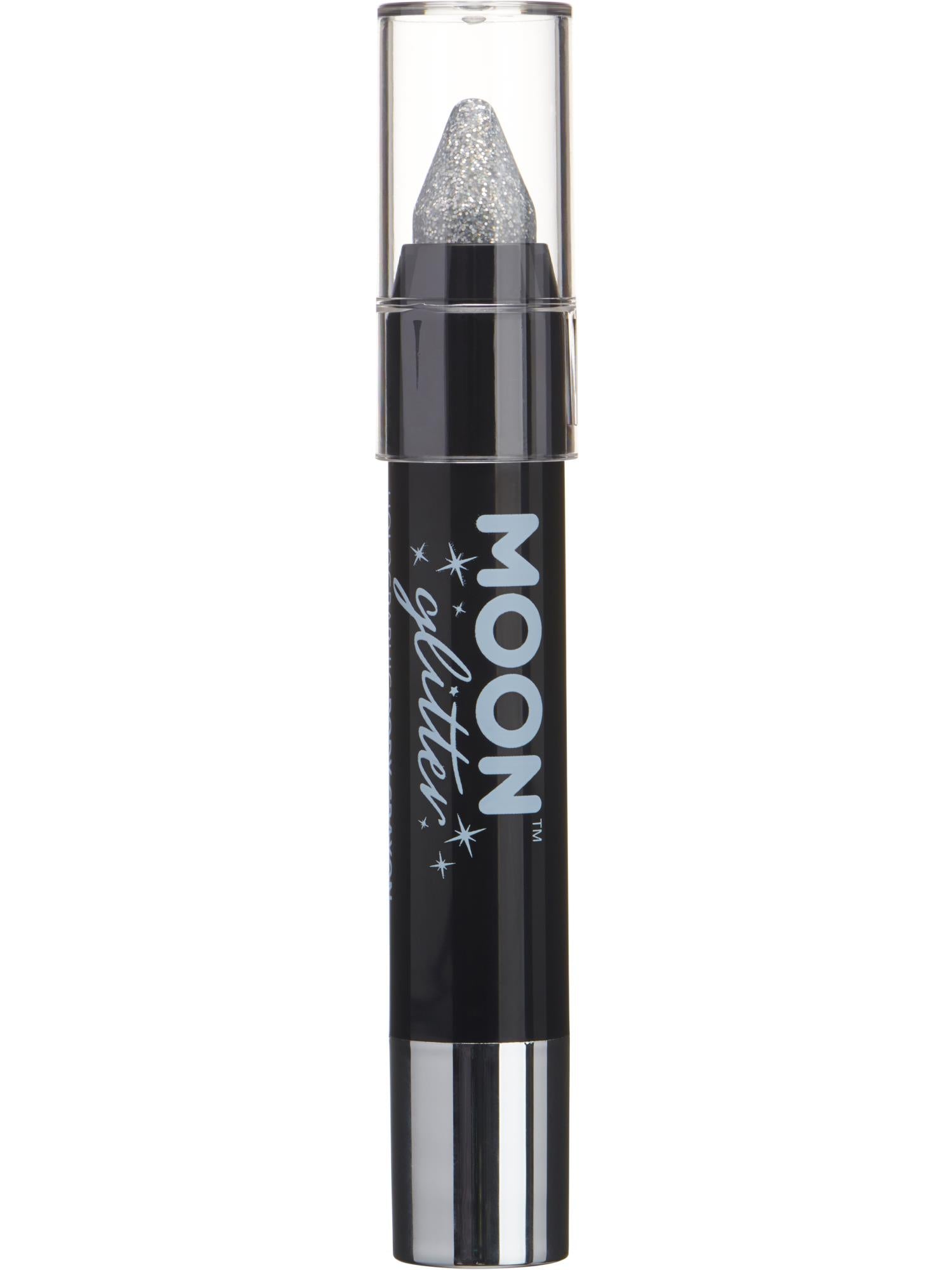 Moon Glitter Holographic Body Crayons, Silver 1