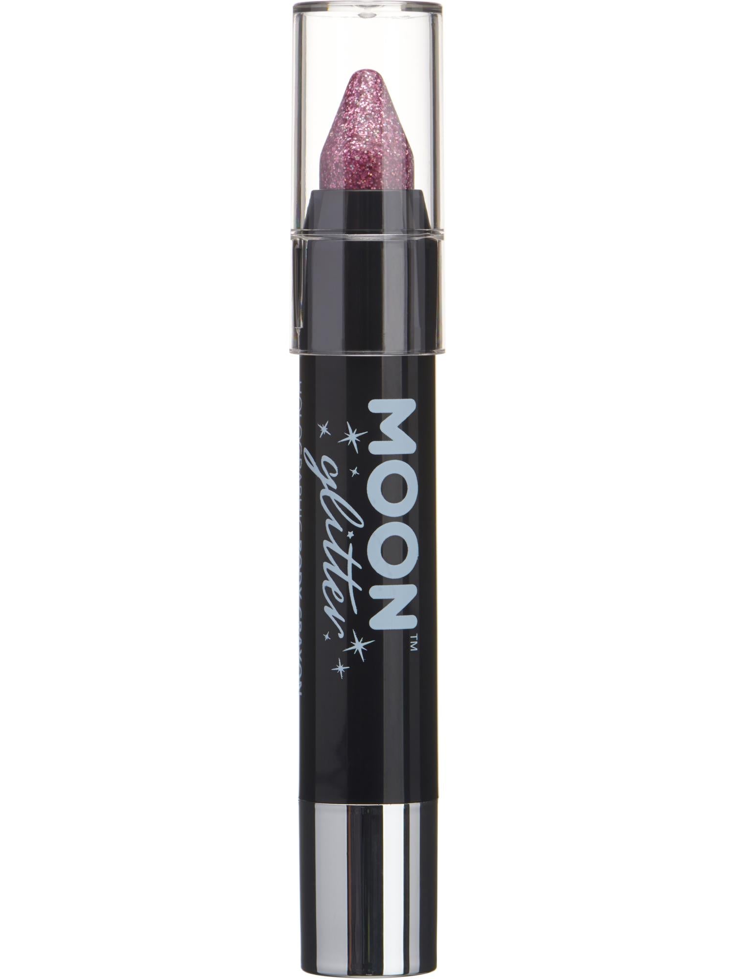 Moon Glitter Holographic Body Crayons, Pink 1