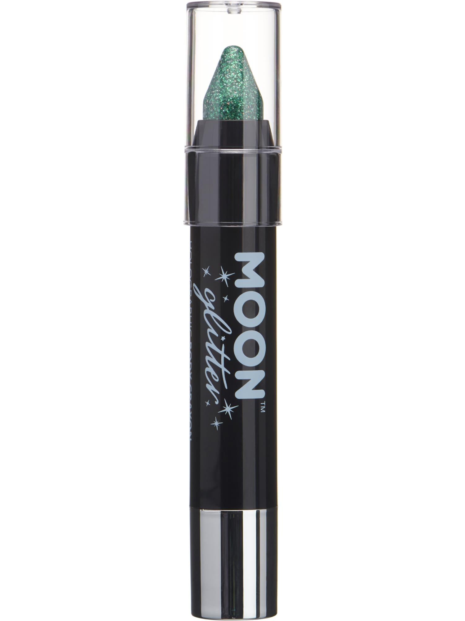 Moon Glitter Holographic Body Crayons, Green 1