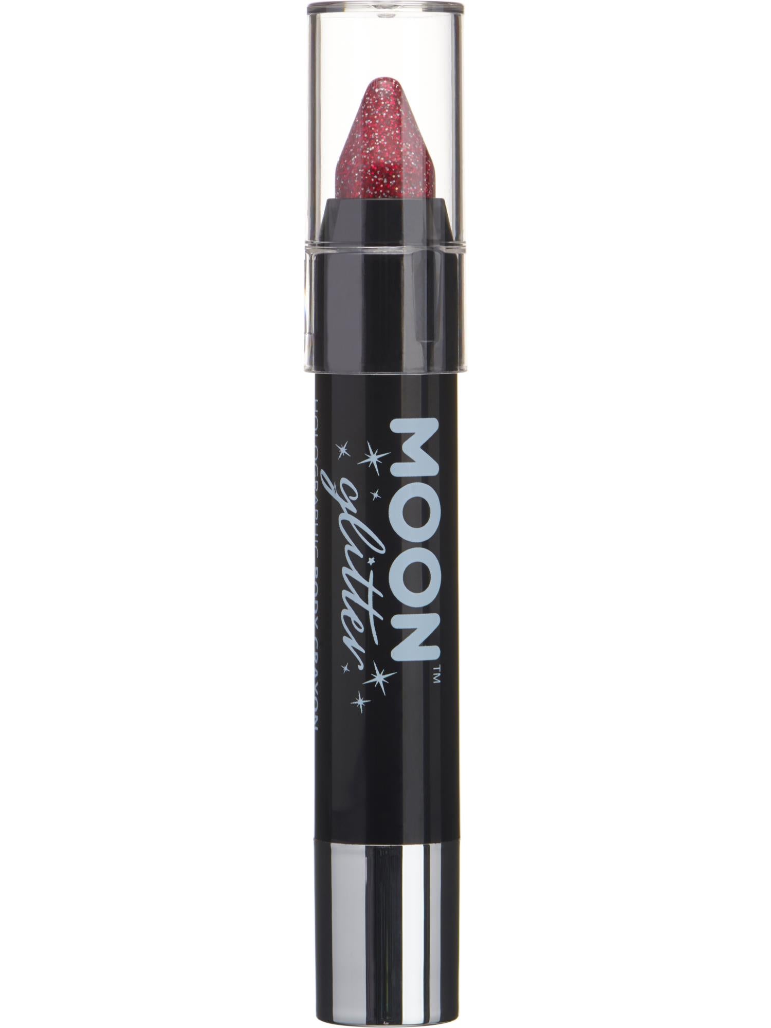 Moon Glitter Holographic Body Crayons, Red 1
