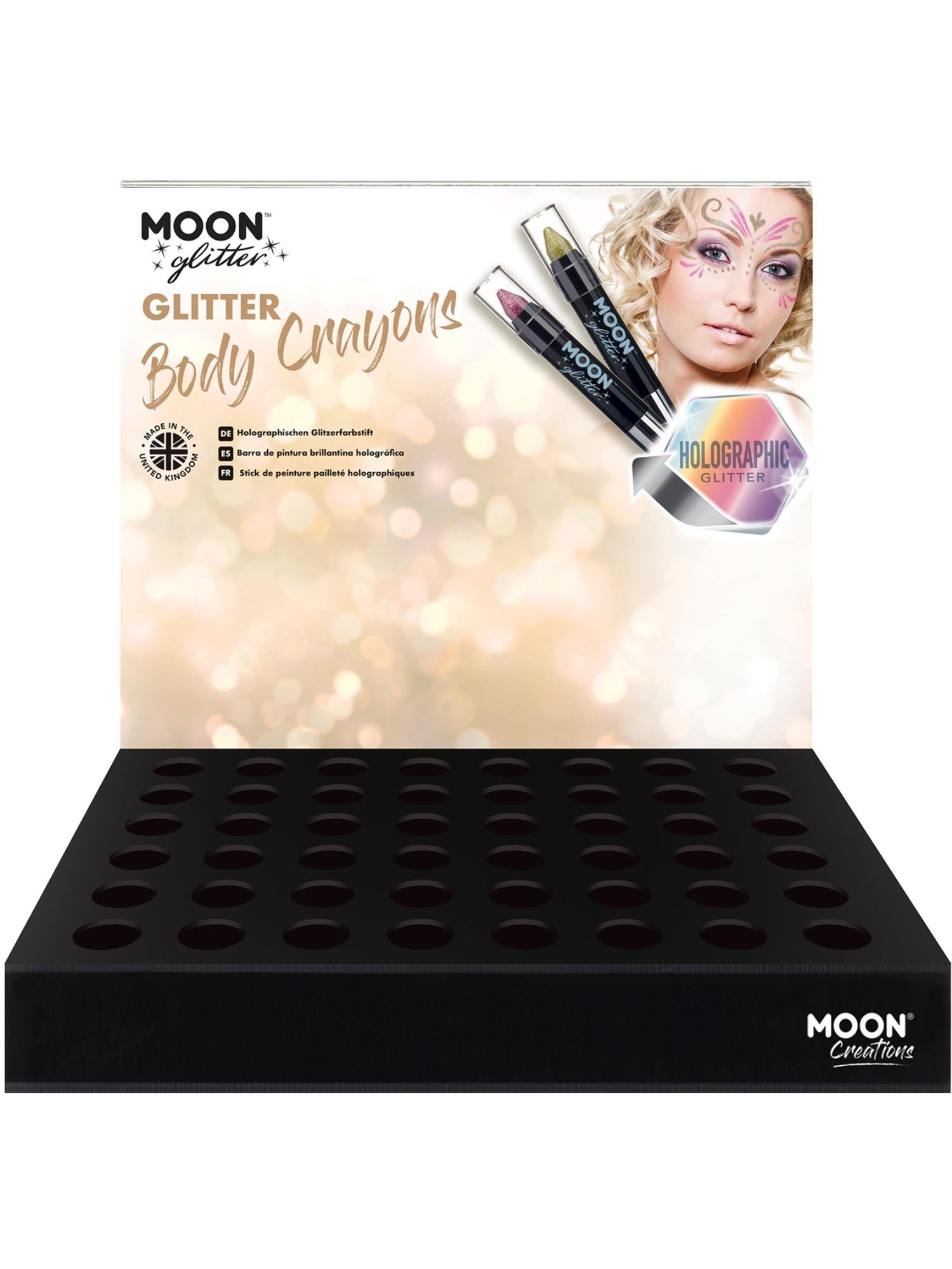Moon Glitter Holographic Body Crayons, 1