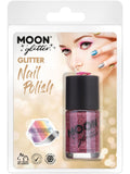 Moon Glitter Holographic Nail Polish, Pink 1