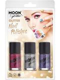 Moon Glitter Holographic Nail Polish, 1