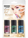 Moon Glitter Holographic Nail Polish, 1