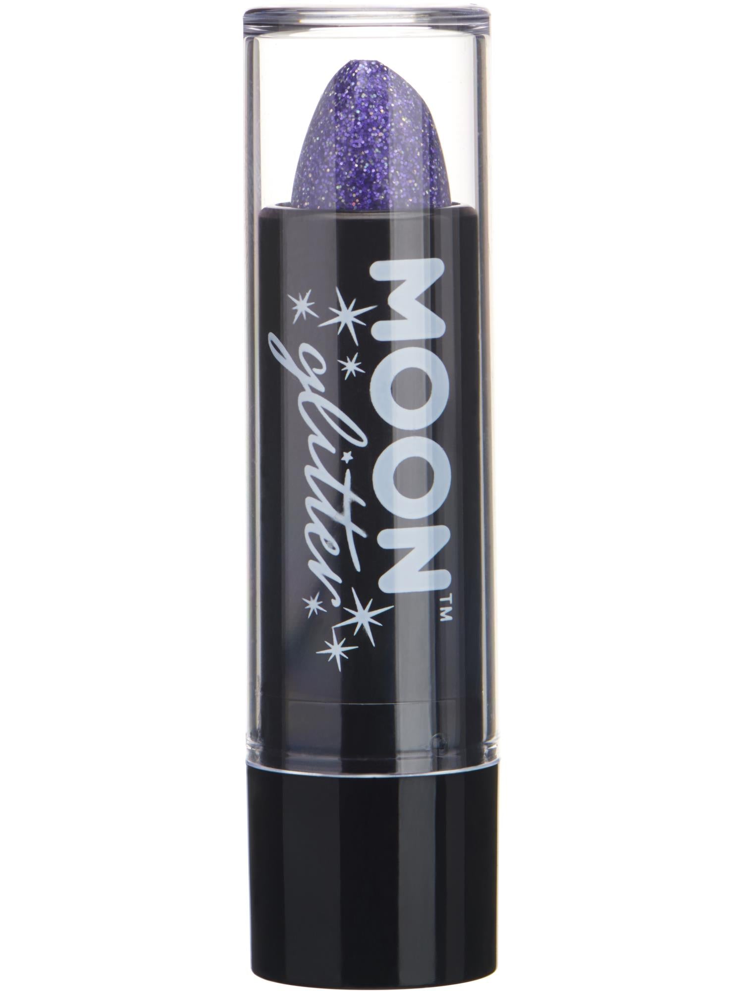 Moon Glitter Holographic Glitter Lipstick, Purple 1