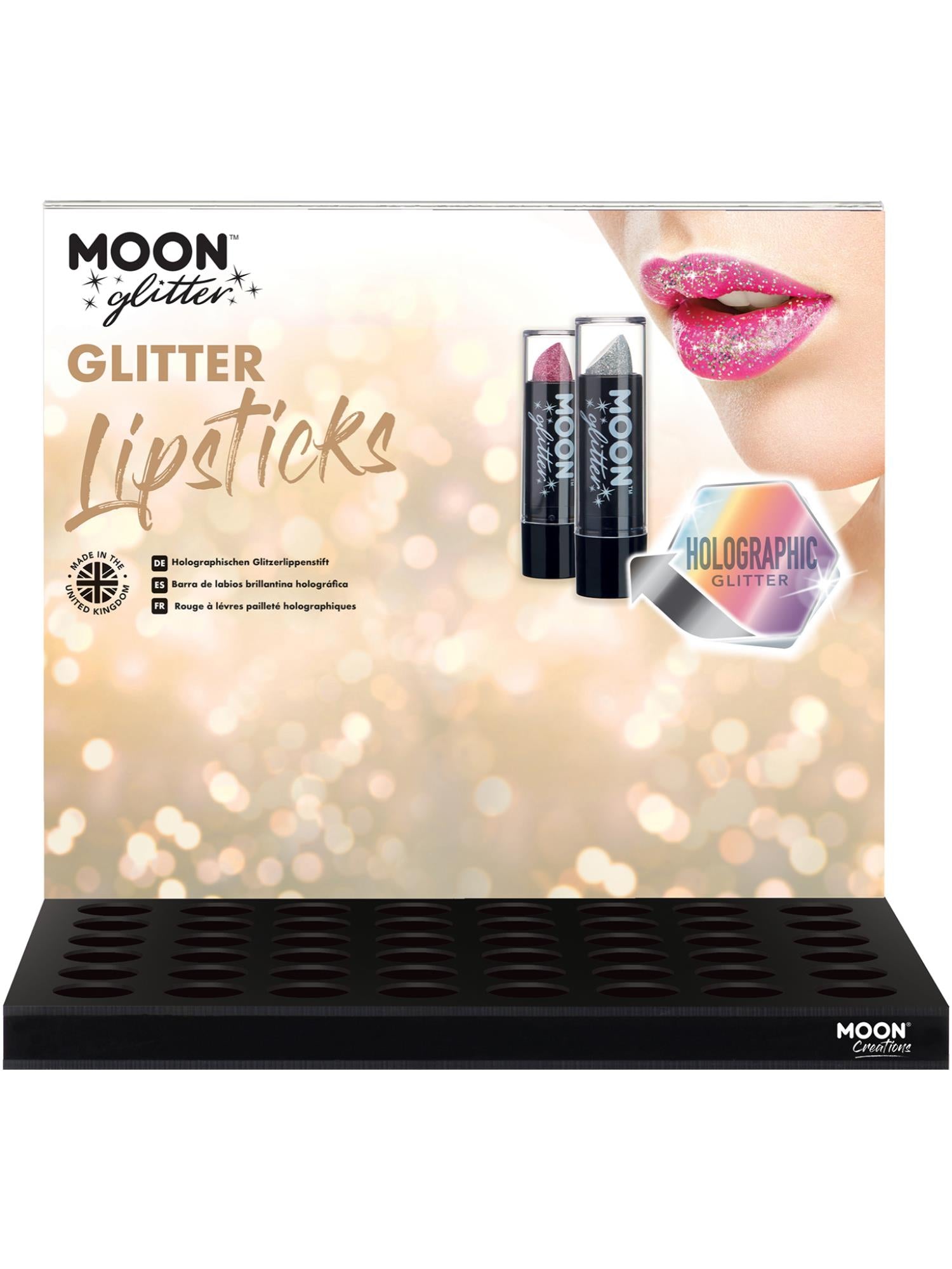 Moon Glitter Holographic Glitter Lipstick, 1
