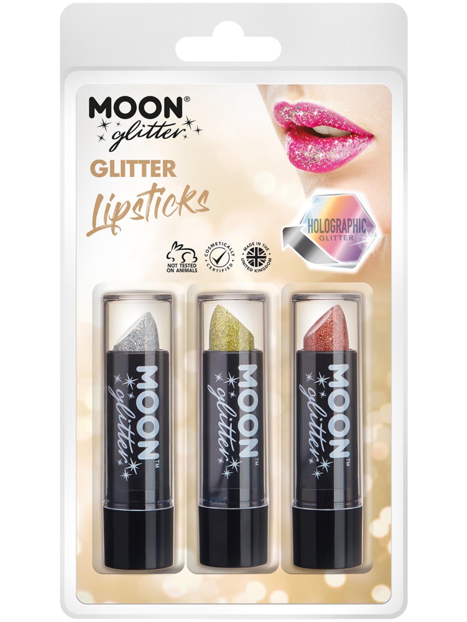 Moon Glitter Holographic Glitter Lipstick, 1