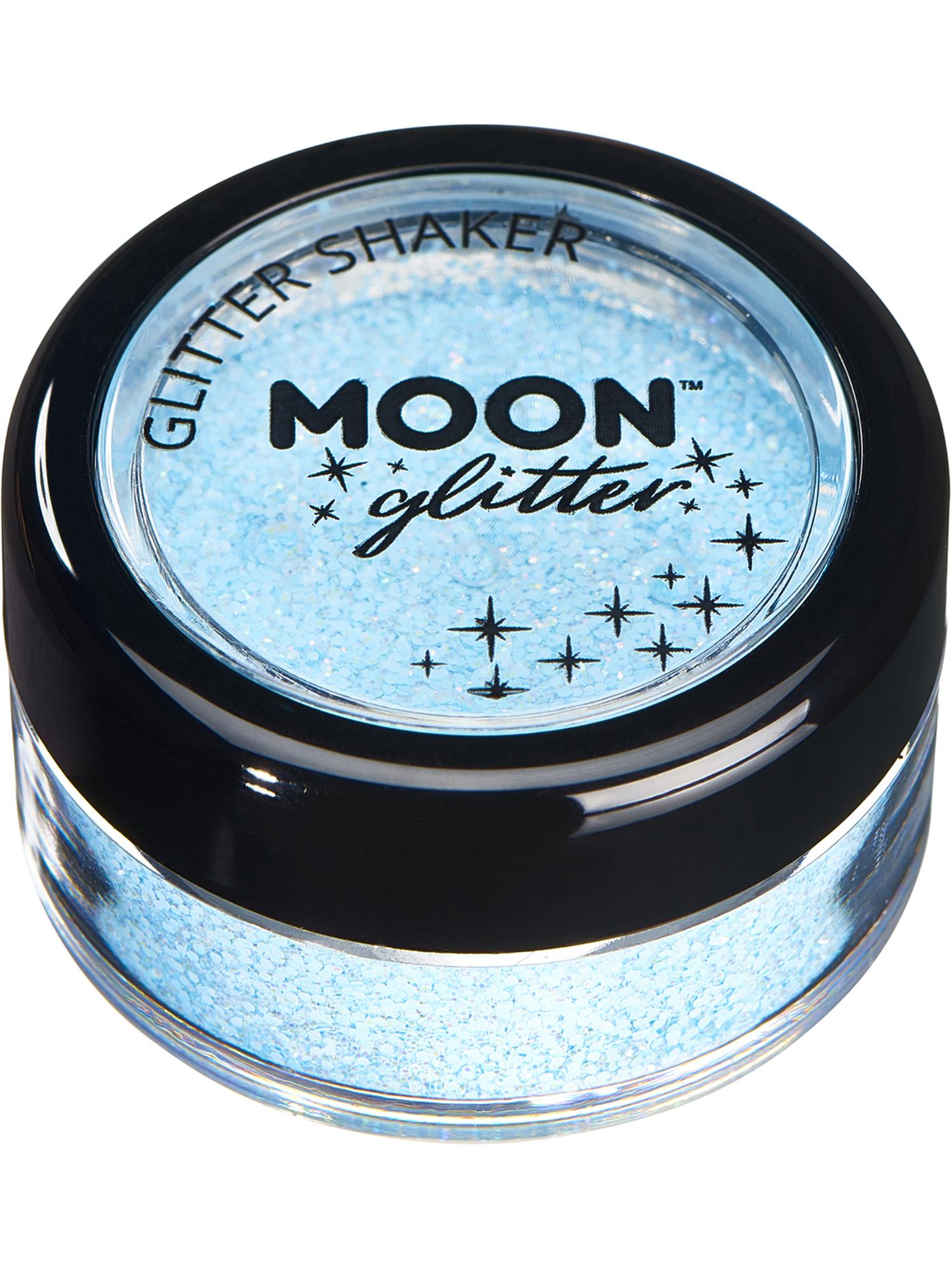 Moon Glitter Pastel Glitter Shakers, Baby Blue 1
