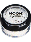 Moon Glitter Pastel Glitter Shakers, White 1