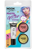 Moon Glitter Pastel Glitter Shakers, 1