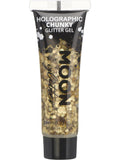 Moon Glitter Holographic Chunky Glitter Gel, Gold 1