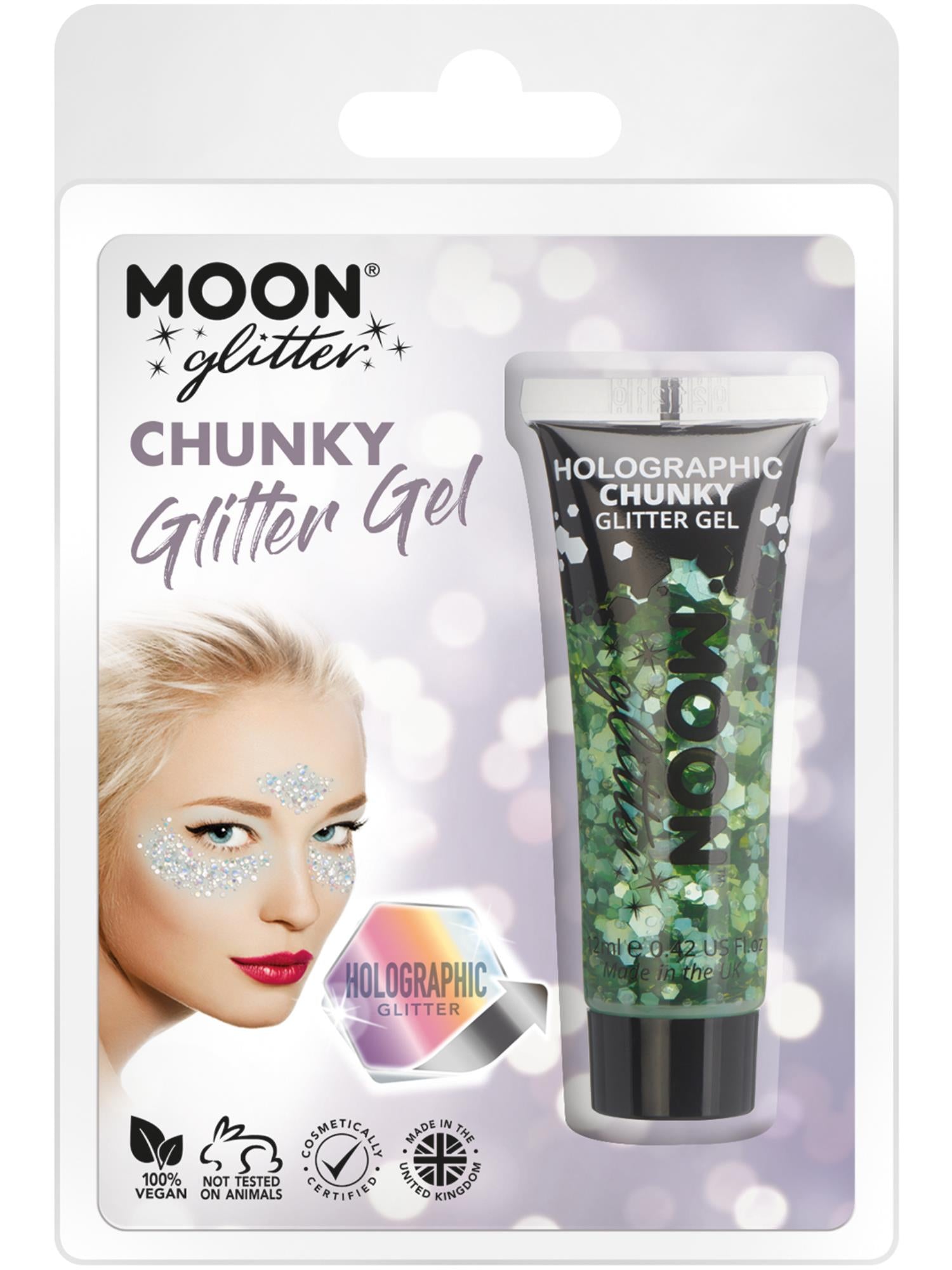 Moon Glitter Holographic Chunky Glitter Gel 1