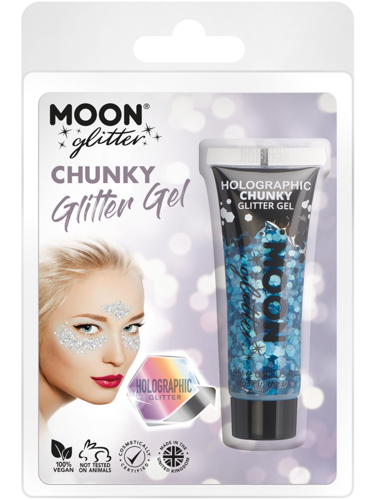 Moon Glitter Holographic Chunky Glitter Gel 1