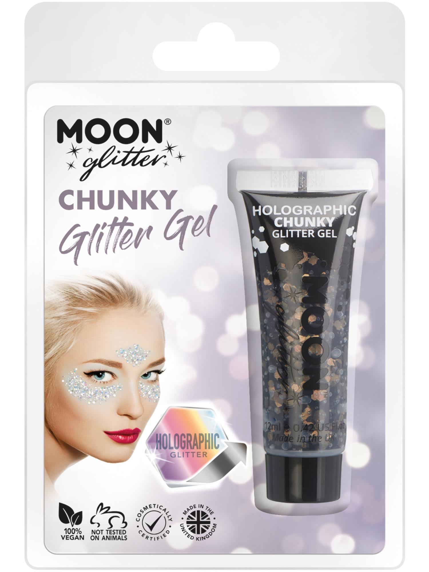 Moon Glitter Holographic Chunky Glitter Gel 1