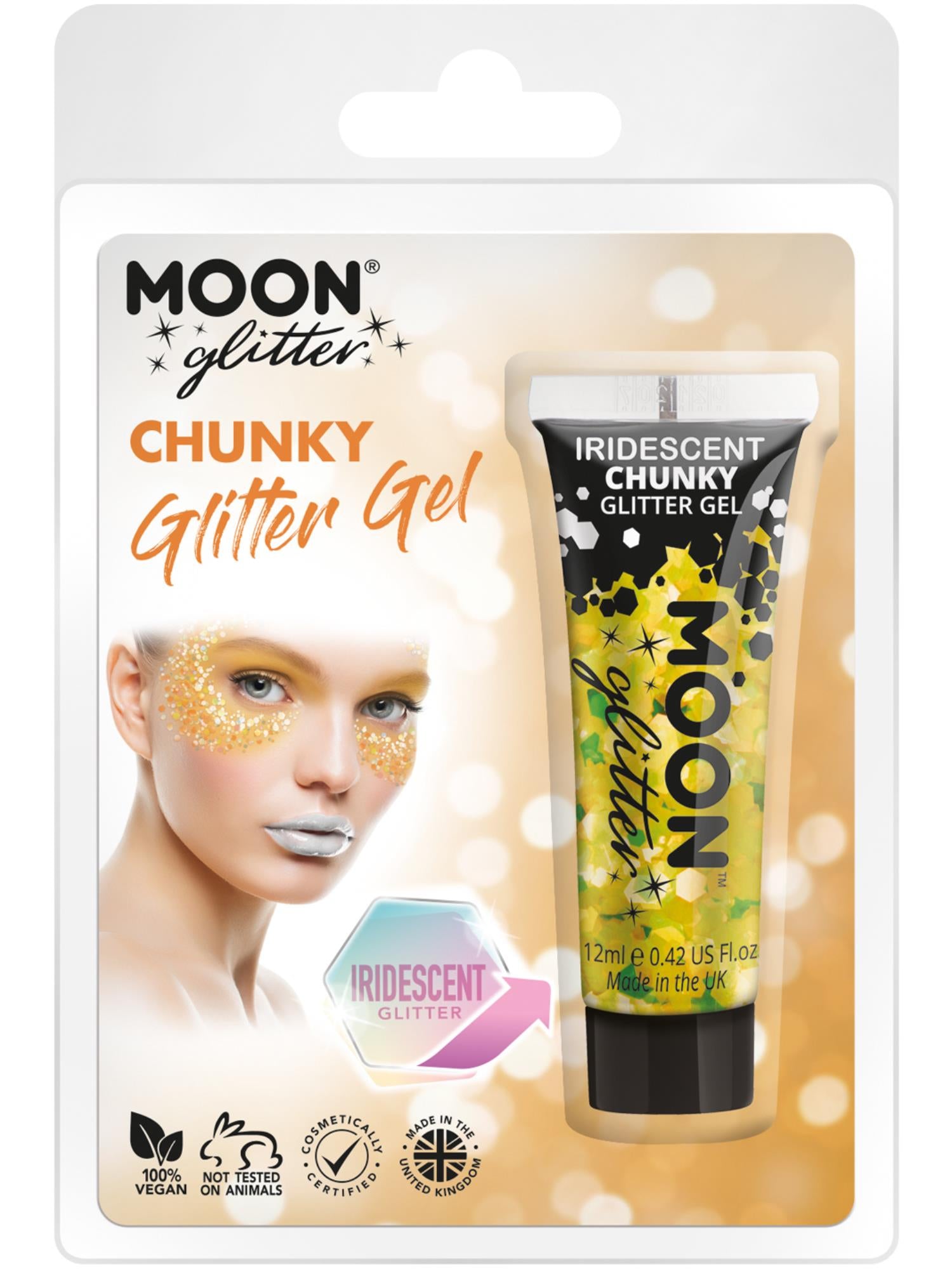 Moon Glitter Iridescent Chunky Glitter Gel 1