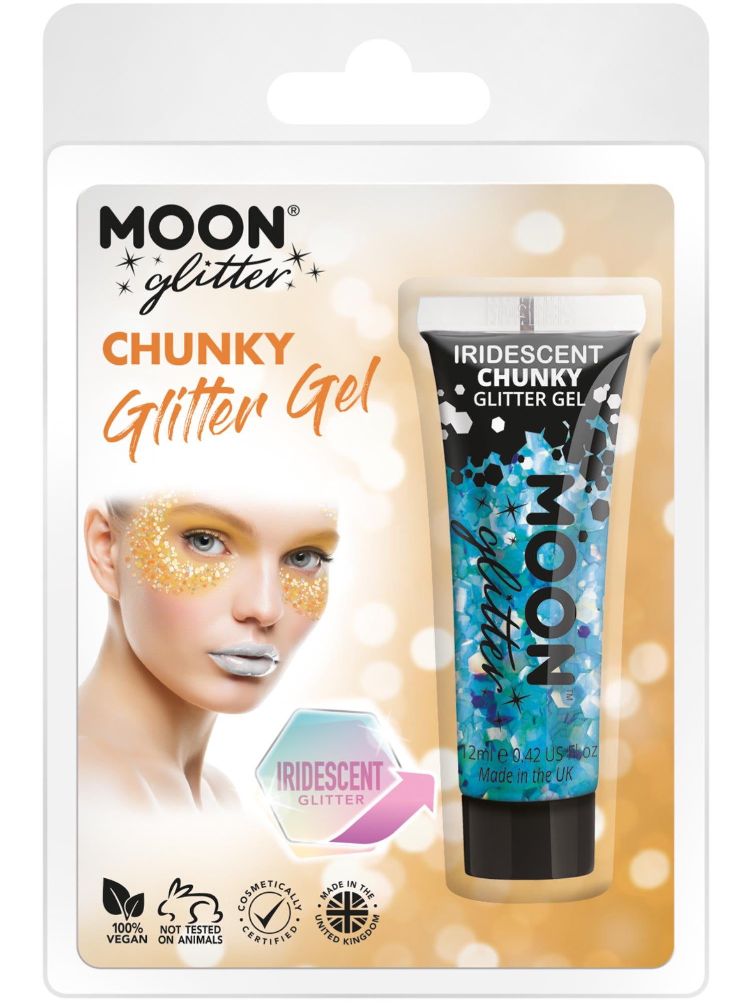 Moon Glitter Iridescent Chunky Glitter Gel 1