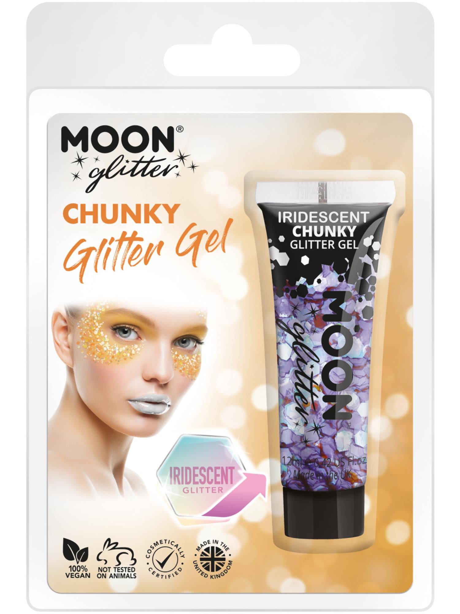 Moon Glitter Iridescent Chunky Glitter Gel 1