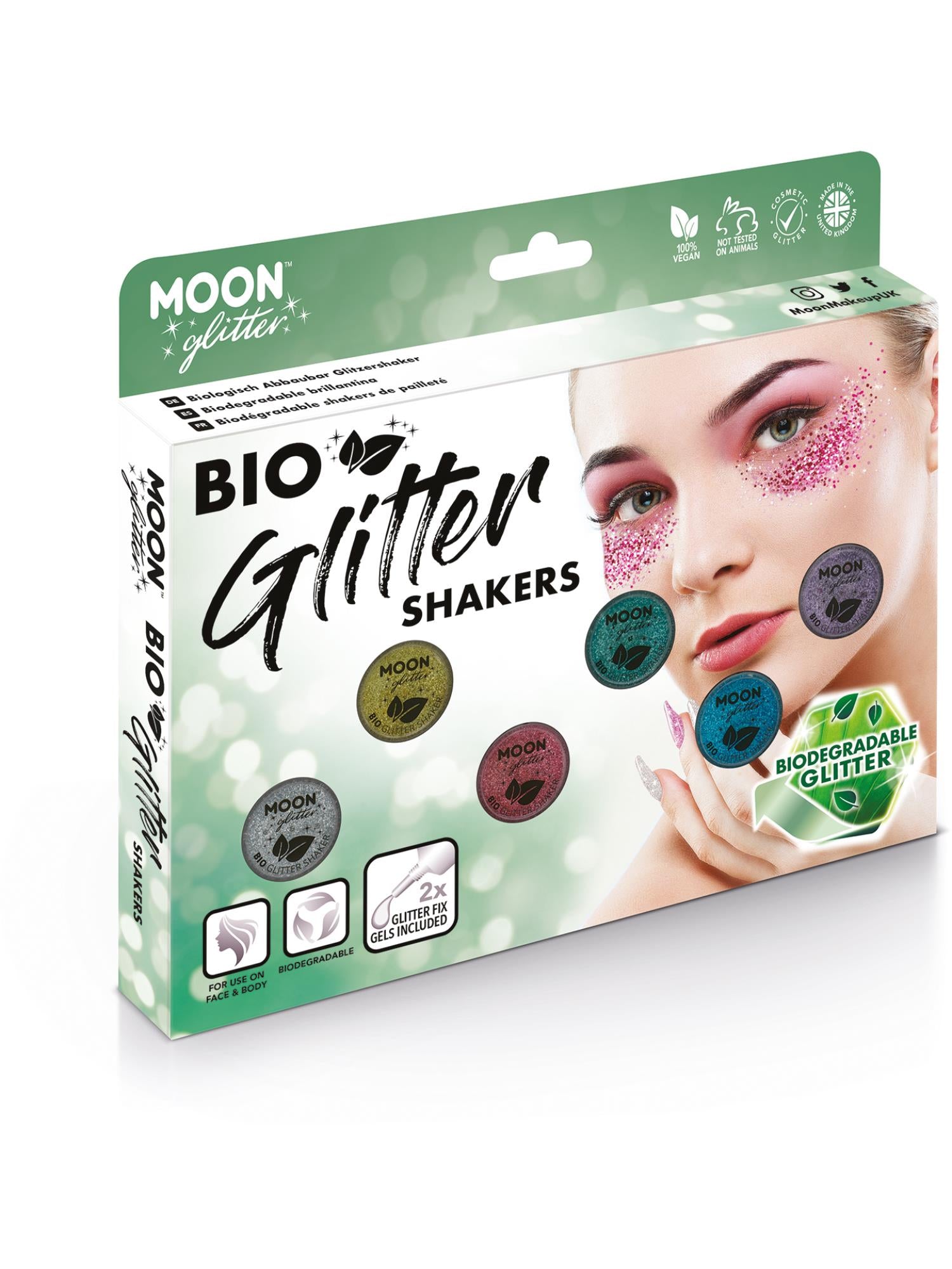 Moon Glitter Bio Glitter Shakers, Assorted 1