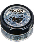 Moon Glitter Bio Chunky Glitter, Silver 1