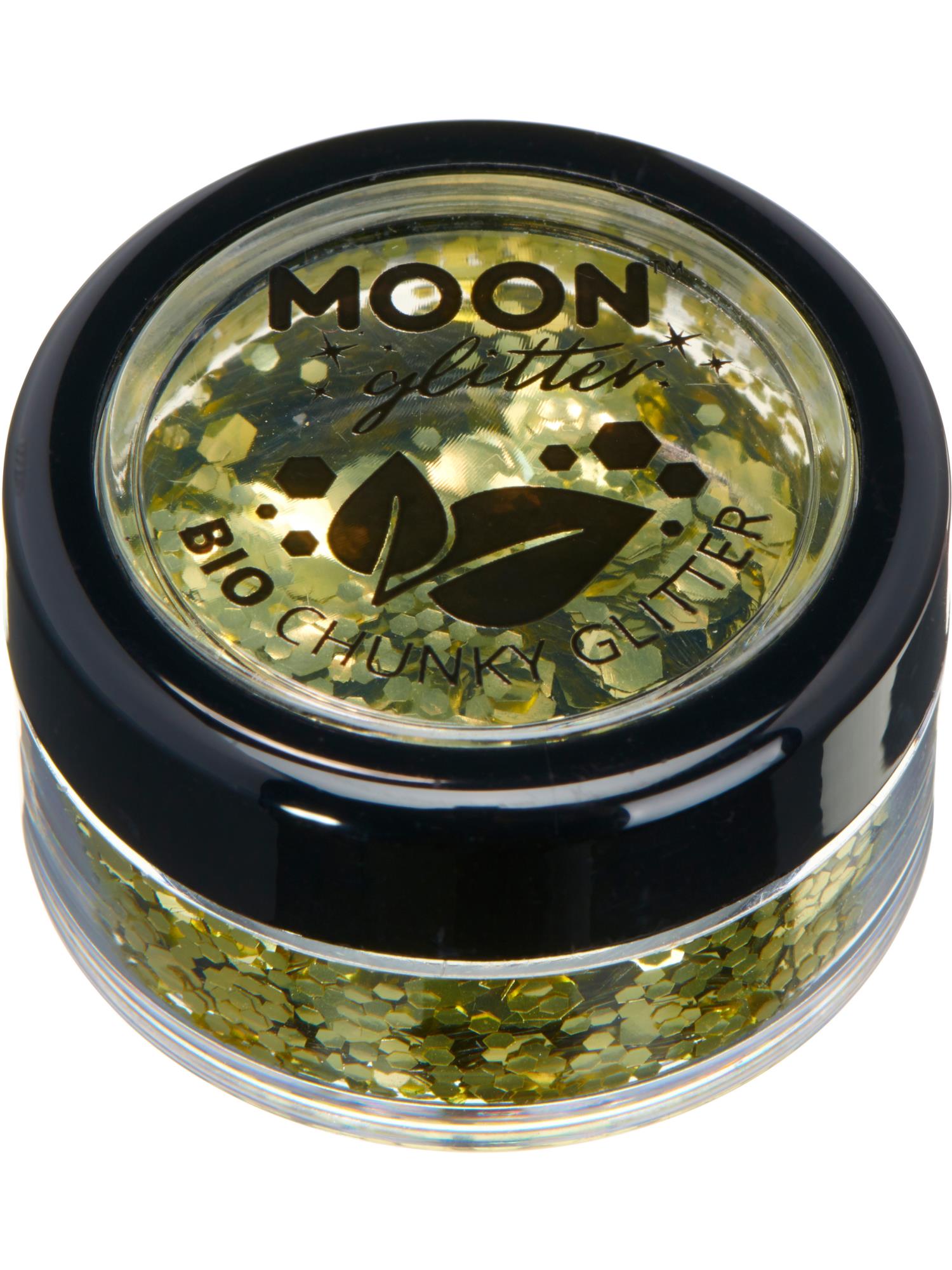 Moon Glitter Bio Chunky Glitter, Gold 1