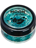 Moon Glitter Bio Chunky Glitter, Turquoise 1