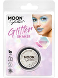 Moon Glitter Iridescent Glitter Shakers, White 1