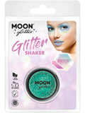 Moon Glitter Iridescent Glitter Shakers, Green 1