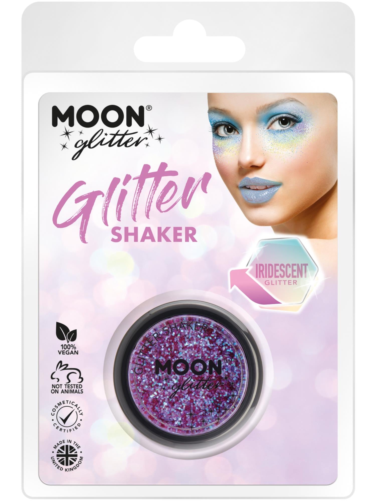 Moon Glitter iridescent Glitter Shakers, Purple 1