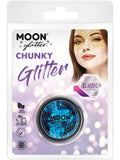 Moon Glitter Classic Chunky Glitter, Blue 1