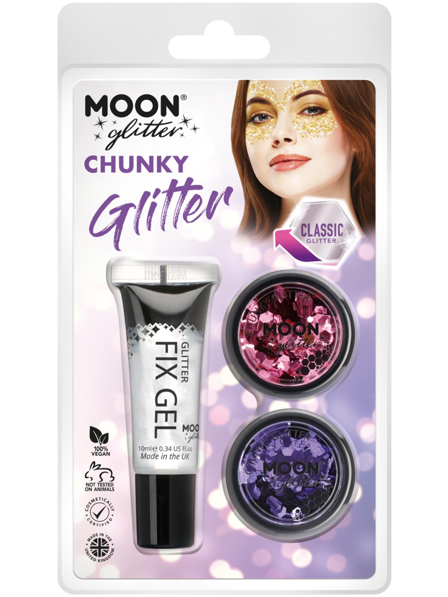 Moon Glitter Classic Chunky Glitter, 1