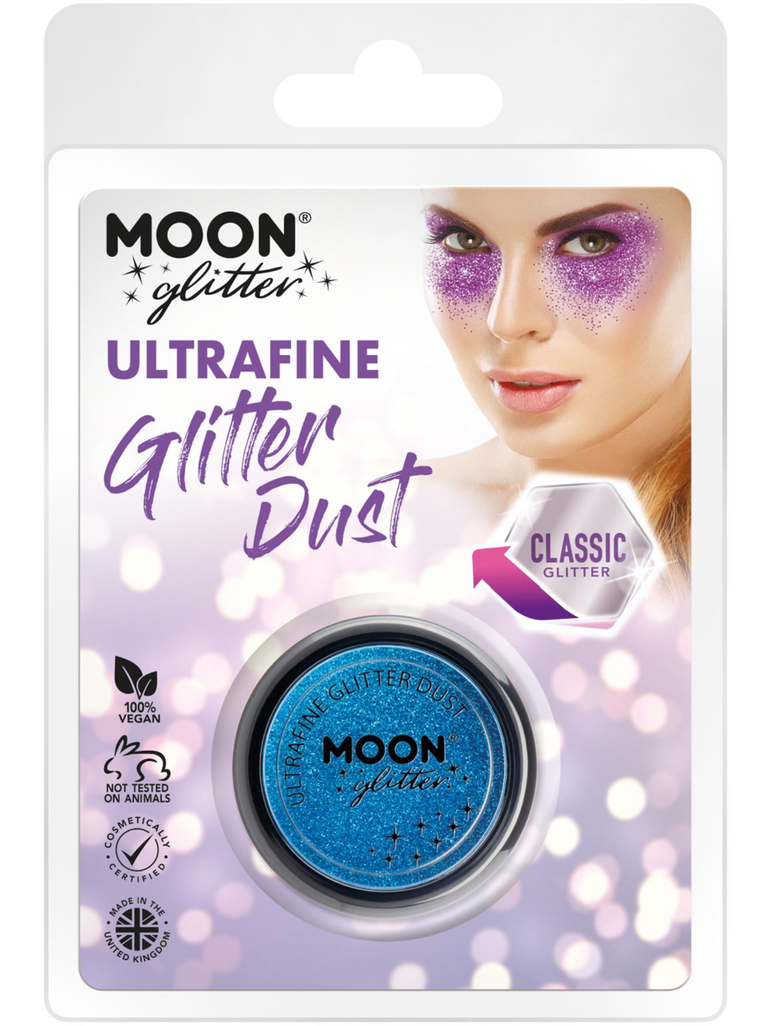 Moon Glitter Classic Ultrafine Glitter Dust, Blue 1