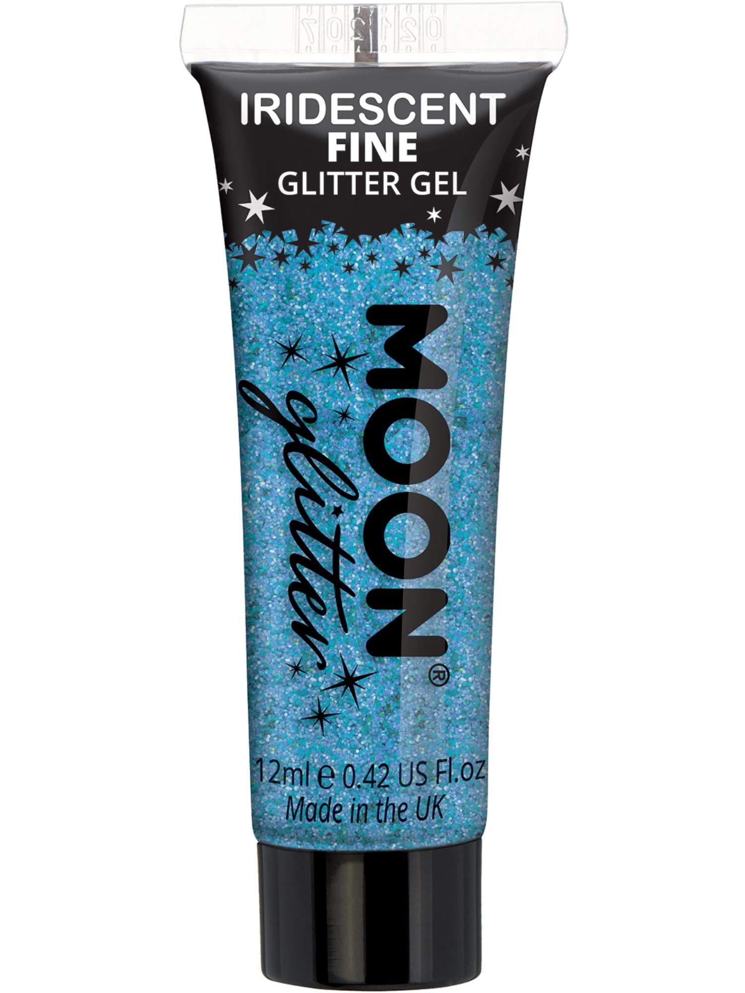 Moon Glitter Iridescent Glitter Gel, Blue 1