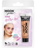 Moon Glitter Iridescent Glitter Gel, Orange 1