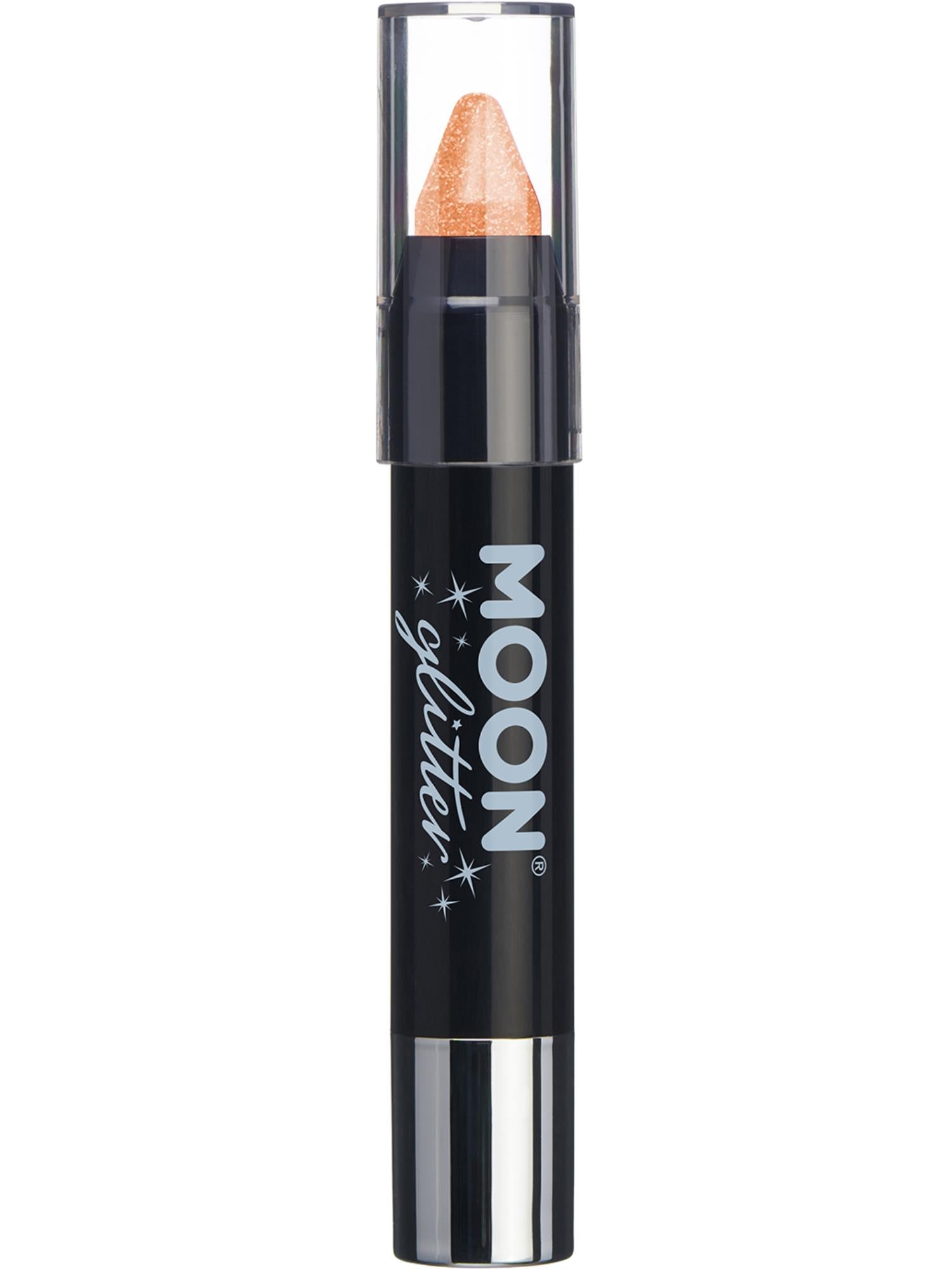 Moon Glitter Iridescent Body Crayons, Orange 1