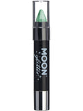 Moon Glitter Iridescent Body Crayons, Green 1