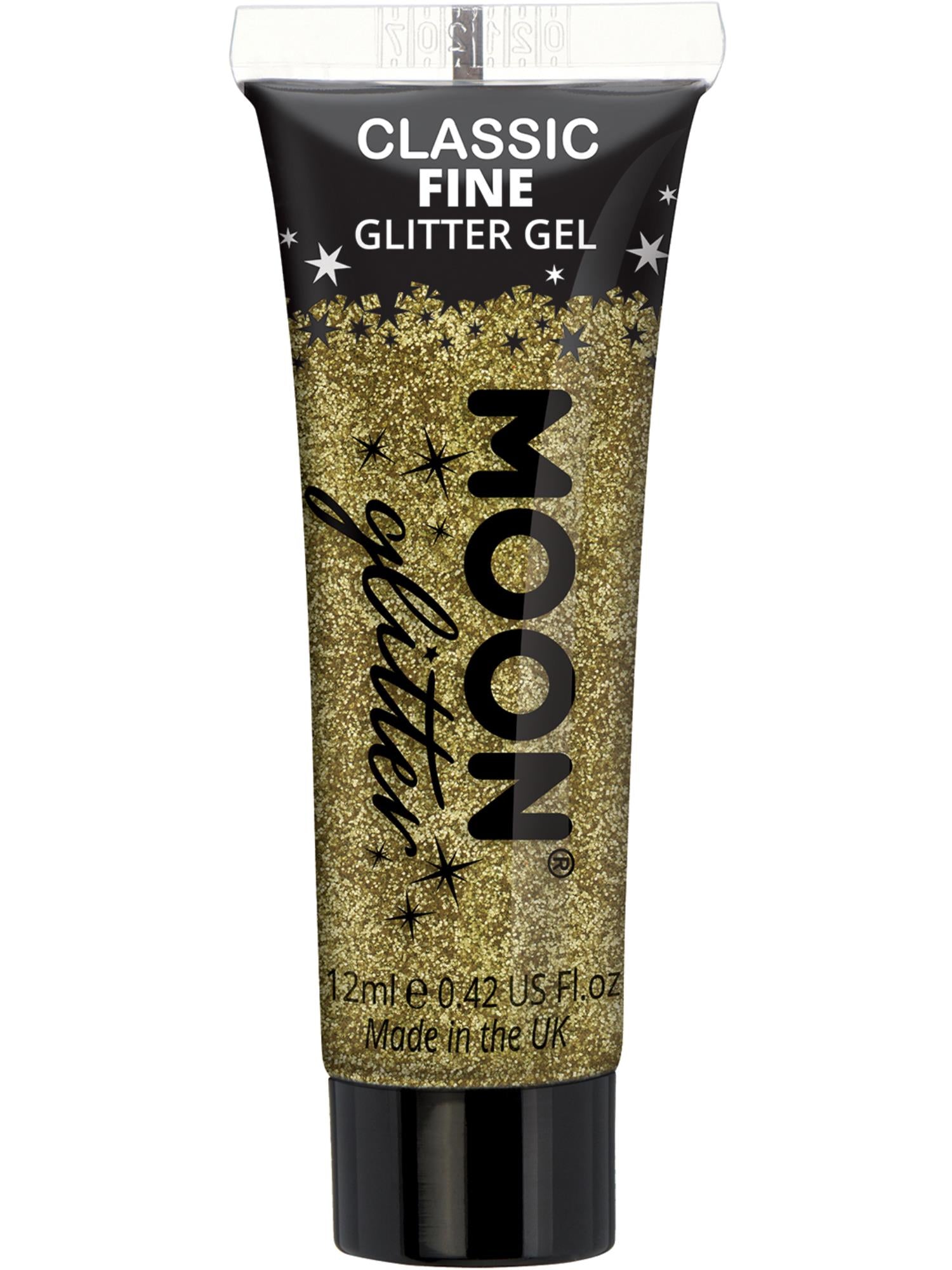 Moon Glitter Classic Fine Glitter Gel, Gold 1